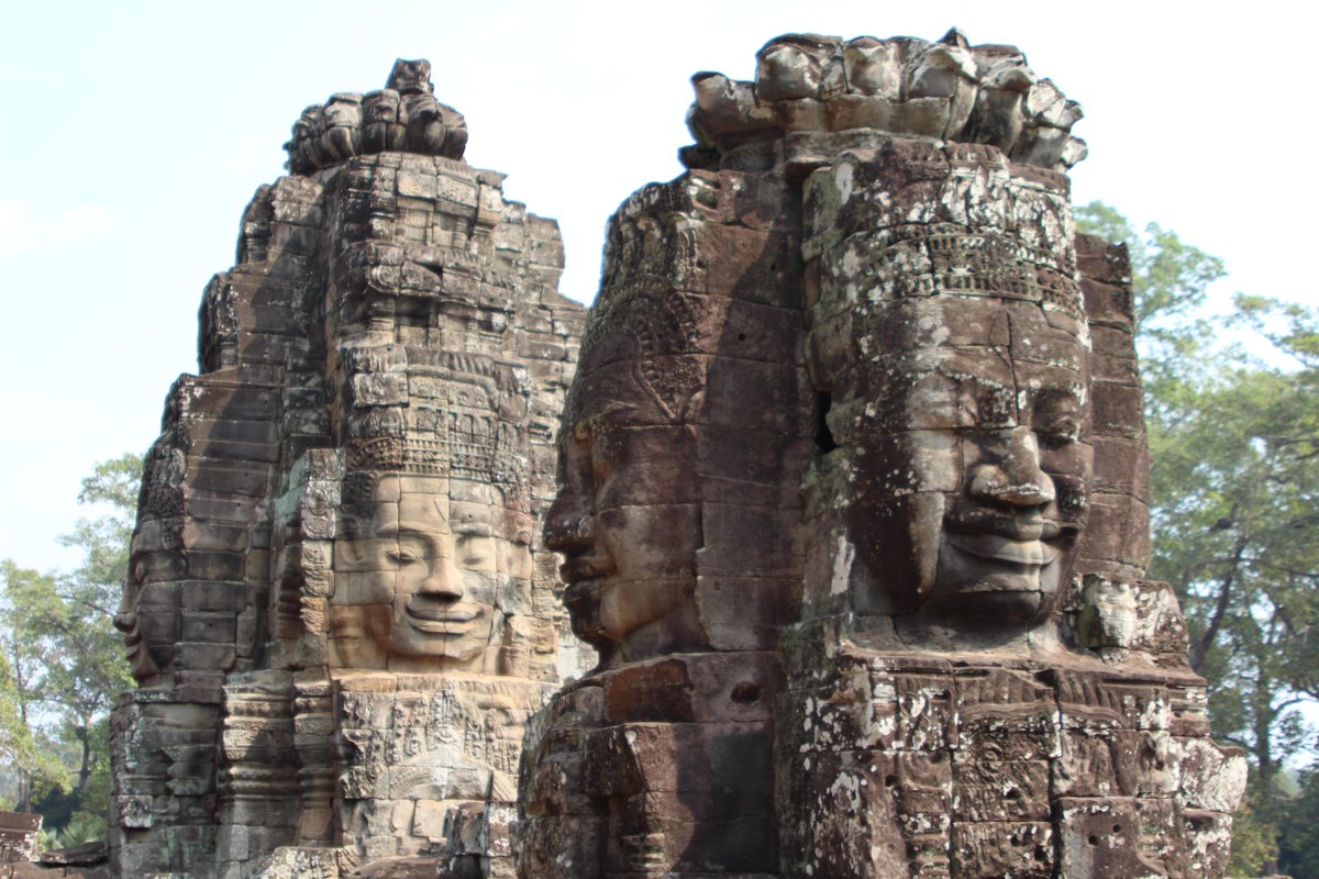 TravelTeaching's tweet photo. The faces of Bayon.

#Cambodia   #Asia   #Temple   #AngkorWat   #Travel   #Traveling   #TeachingTravel http://t.co/npCIjI63jr