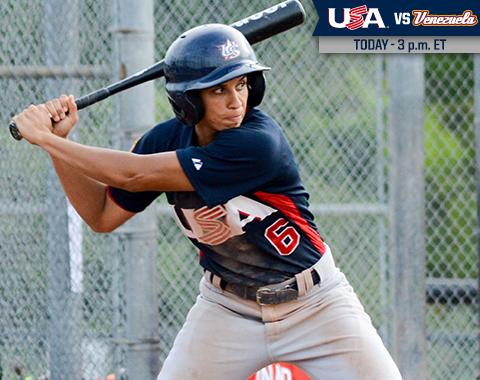 USABaseball's tweet photo. History will be made today as the @USABaseballWNT opens play at the @TO2015 Pan Am Games vs. Venezuela at 3 p.m. ET! http://t.co/SeQHKDzSiR