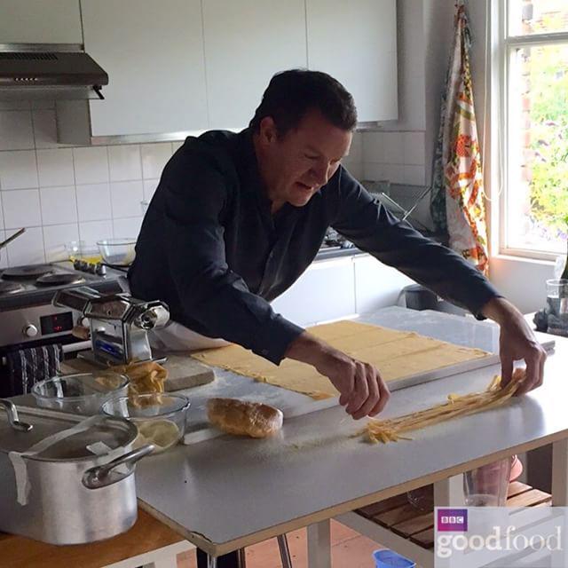 restaurantsldn's tweet photo. We're in the kitchen with pasta master Theo Randall - look out for his exclusive step-by-step masterclass for @bbcg… http://t.co/h634H7gcA6