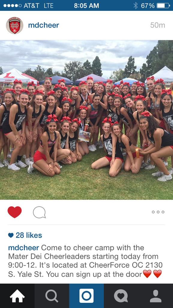 md_cheer's tweet photo. Come to our MD cheer kids summer camp! Located at Cheerforce! You can sign up at the door ❤️ See you there! http://t.co/NJ8dERFfPA