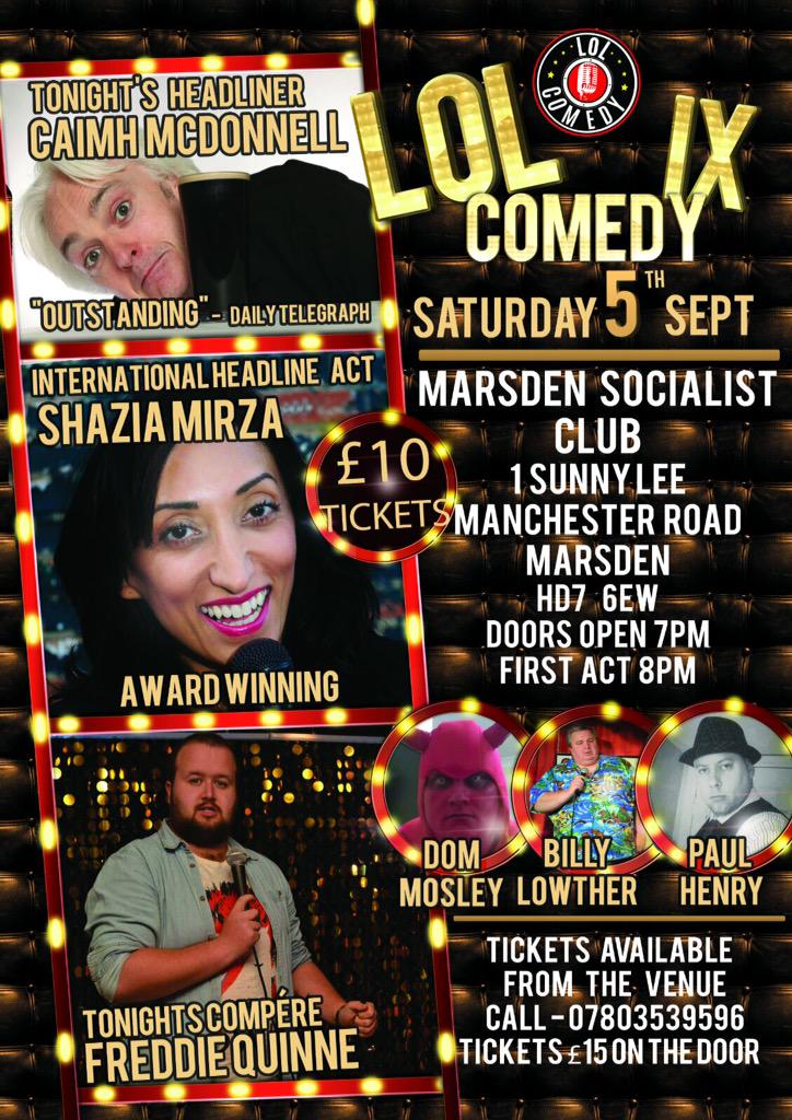 HENRY3251's tweet photo. LOL Comedy is back!!!!....Sensational line up.DM for tickets Like, retweet and support one of your own http://t.co/j1eLHFkYVD