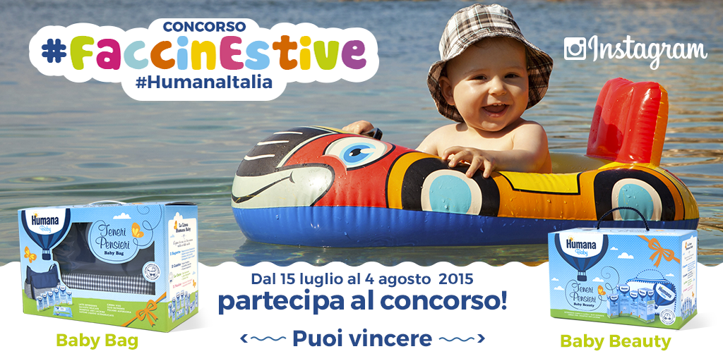 Humana_IT's tweet photo. Partecipa a #faccinestive! In palio ogni settimana 2 premi Humana Baby.  Seguici su Instagram https://t.co/1Z19GKkn3l http://t.co/6TInPXLQHq