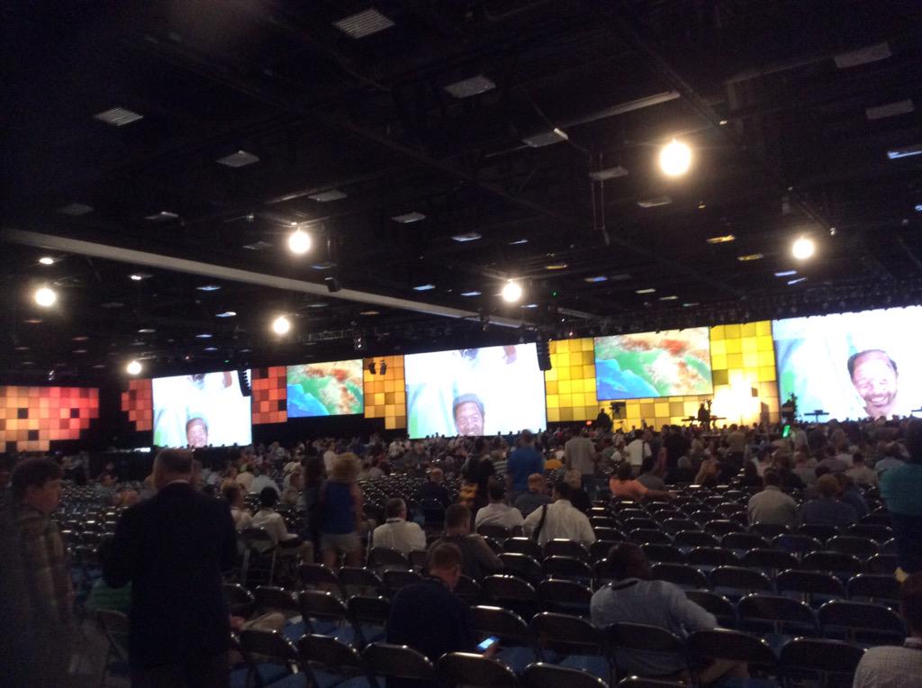 ATISoftTechUS's tweet photo. Just waiting for Esri UC Plenary session http://t.co/DDQg1DAnj4