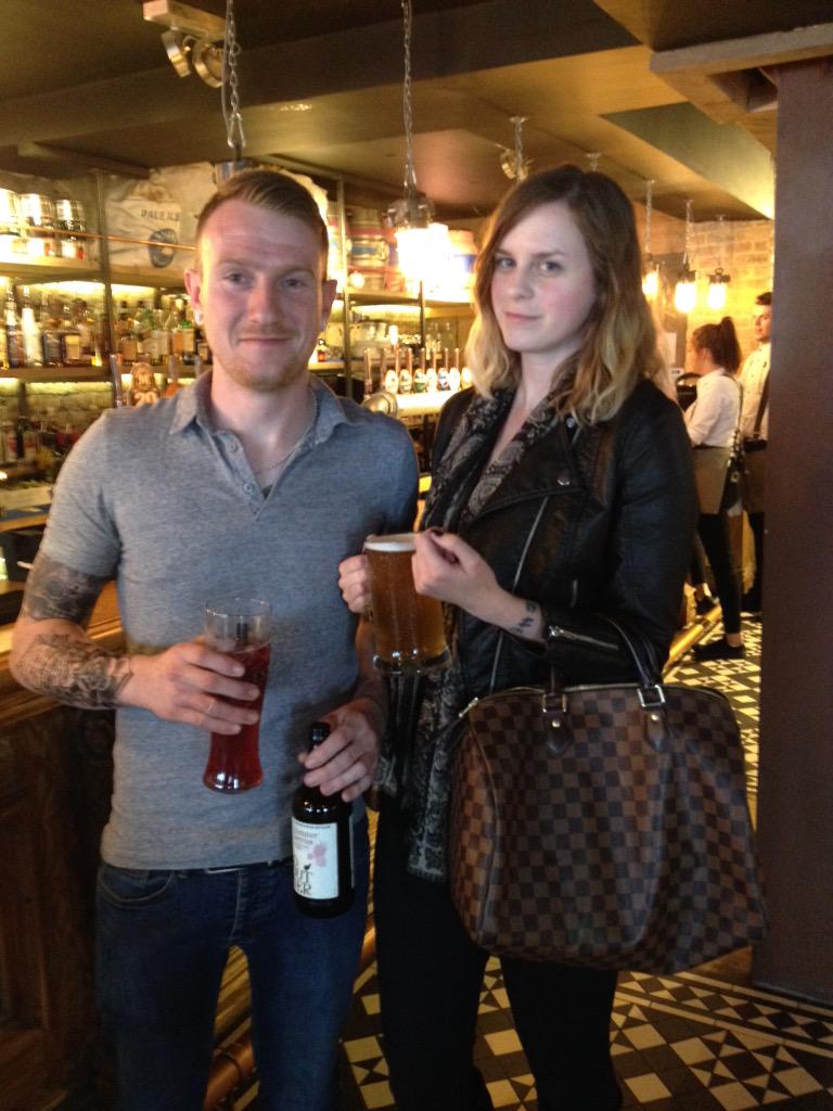 1034SunFM's tweet photo. We've just bought a round of drinks for Andrew and Steph @PLBarRoker with #minisurprises @CooperMiniLtd http://t.co/FEKF1CFb3T