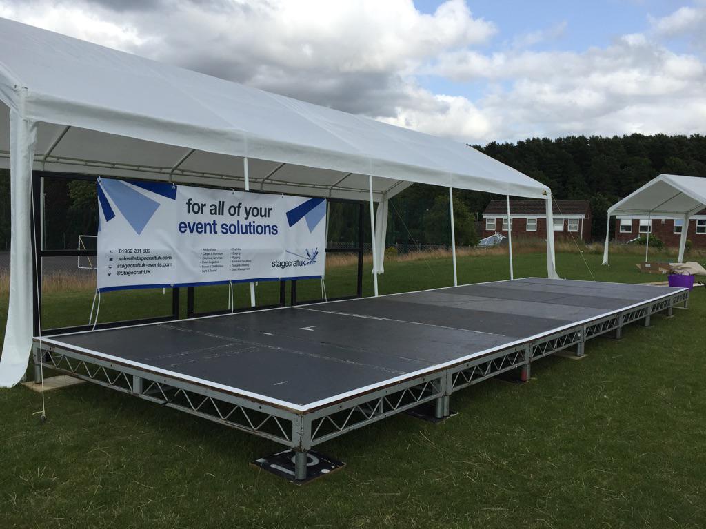 A fantastic event with <a href="/RelayForLife/">RelayForLife</a> at Woodlands Primary School over the weekend #stage #events #eventsolutions