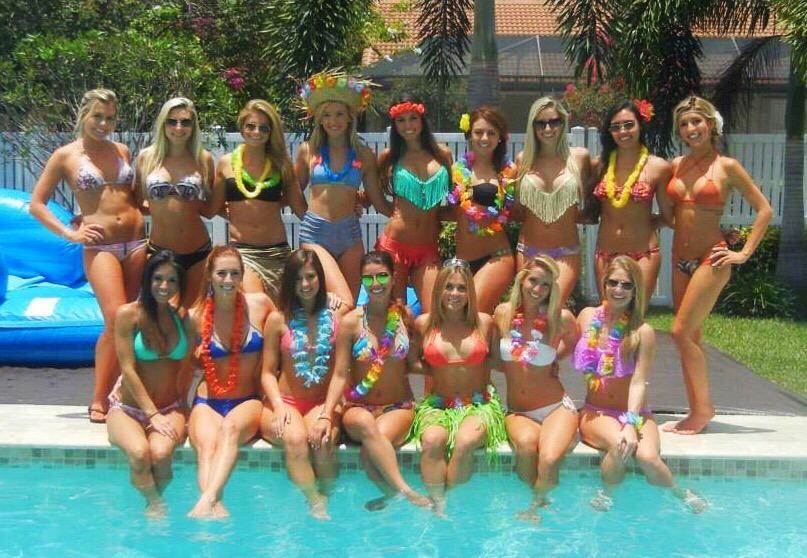 alison__brooke's tweet photo. 2015 Vets in the House!!! (Or I guess in the pool) 😋🏊🏼👙🌴🌺🐬💜 #MDCsisters http://t.co/GDmYZLD5ui