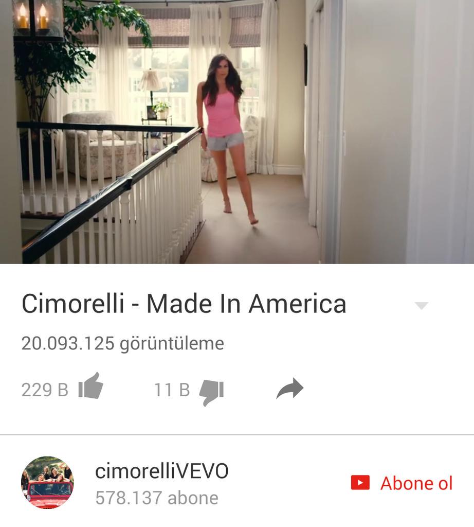theecimorelli's tweet photo. 20 MILLION VIEWS!!! WHATT?!?!? #CimorelliMadeInAmerica http://t.co/v2YLT0i1LY