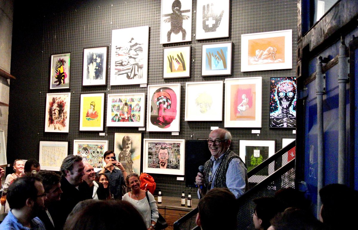 PushPony's tweet photo. @SteadmanArt chats about his new book Nextinction &amp; exhibition @Lazarides_Art http://t.co/qyE3ljXNzN @PurplePRCulture http://t.co/jBKZKvd3W0