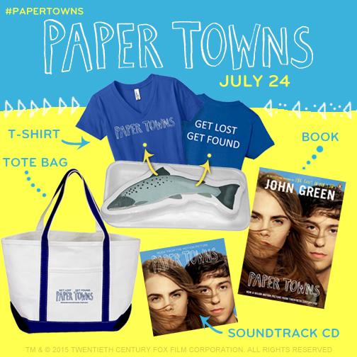 RegalMovies's tweet photo. .@PaperTownsMovie opens this week. RT for your chance to win a movie prize pack #contest http://t.co/15O7Qxl9hW