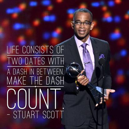 R.I.P. Stuart Scott! You will forever be missed. Happy 50th Birthday! 