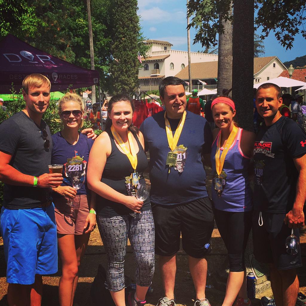 ebaum421's tweet photo. Though I feel like I've been hit by a bus thks 2 @DestinationRace #yourperfecthalf I can't wait for next year! http://t.co/B6zlIvTIs3