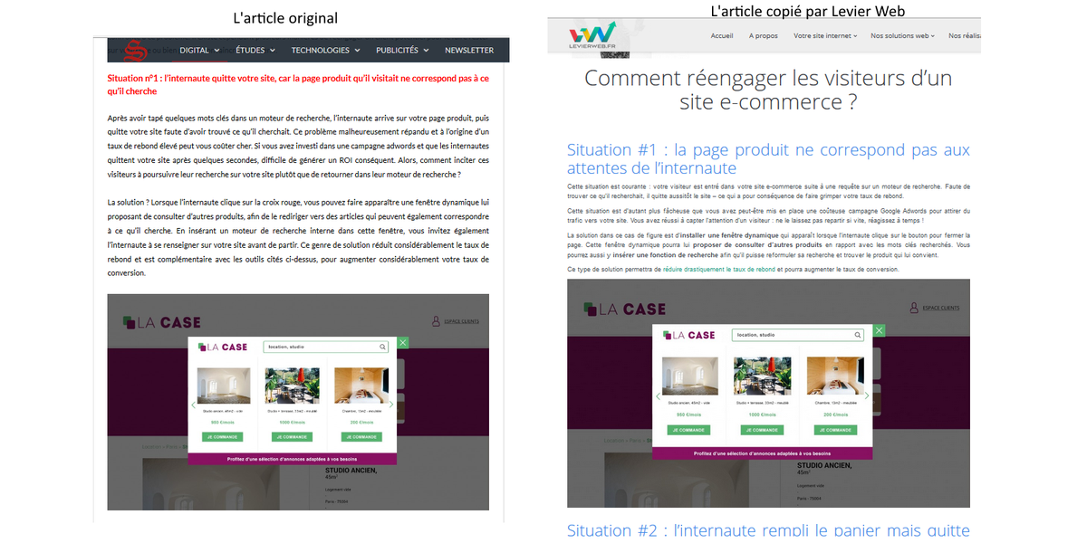 PaulLePadellec's tweet photo. Bonjour @LevierWeb, vous n'avez pas honte ? 
Plagier du contenu quand on est presta rédac web : pitoyable http://t.co/GFirIWbNmi