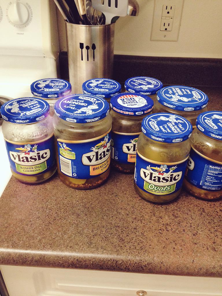 SPearlmutter's tweet image. I think I'm going to be featured on hoarders buried alive: pickle edition. #SoManyPickles #PickleProblems