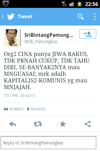 Hasil gambar untuk rasis cina