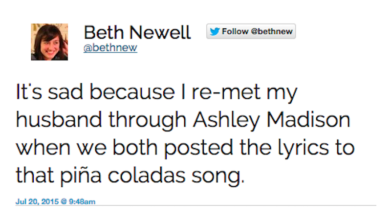 HappyPlace's tweet photo. The 14 best tweets about the Ashley Madison hack which totally won't affect us. http://t.co/435erEaeXe http://t.co/tsT18ND1dK