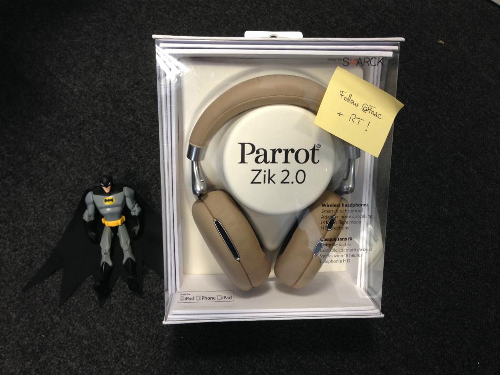 Fnac's tweet image. CONCOURS│Follow + RT pour tenter de gagner le dernier casque @Parrot Zik 2.0 ! 🎶 bit.ly/1MktBhk