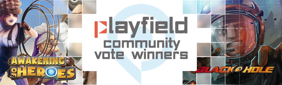 PlayfieldHQ's tweet photo. Congrats to our community vote winners: @BlackholeGame &amp; @AOHGame!
Check out top-10 list here: http://t.co/aZhMtOo8vm http://t.co/4LkzA9jrZ2