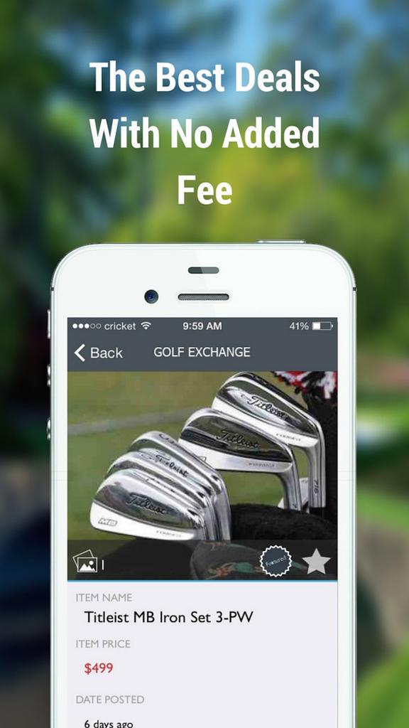 Golf Exchange is now live on iTunes! The easiest way to buy and sell #golf clubs. appsto.re/us/DGUW8.i #startups