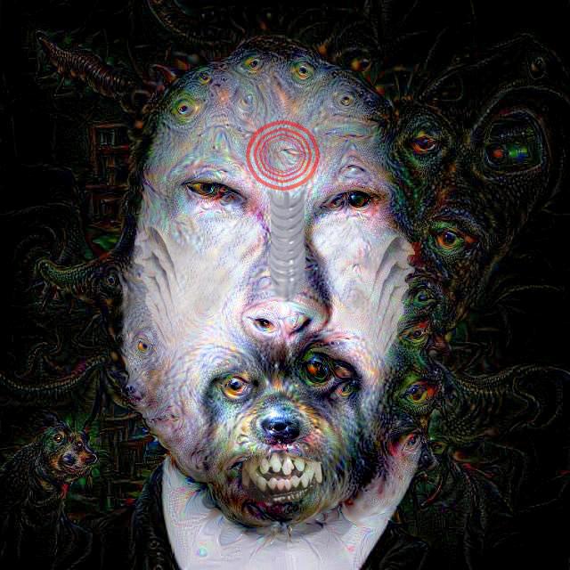 ephemerandom's tweet photo. While thinking of #HPLovecraft & #HRGeiger I made a #deepdream #portrait more #creepy with #photoshop.
#deepnightmare http://t.co/pHrvHx4RIM