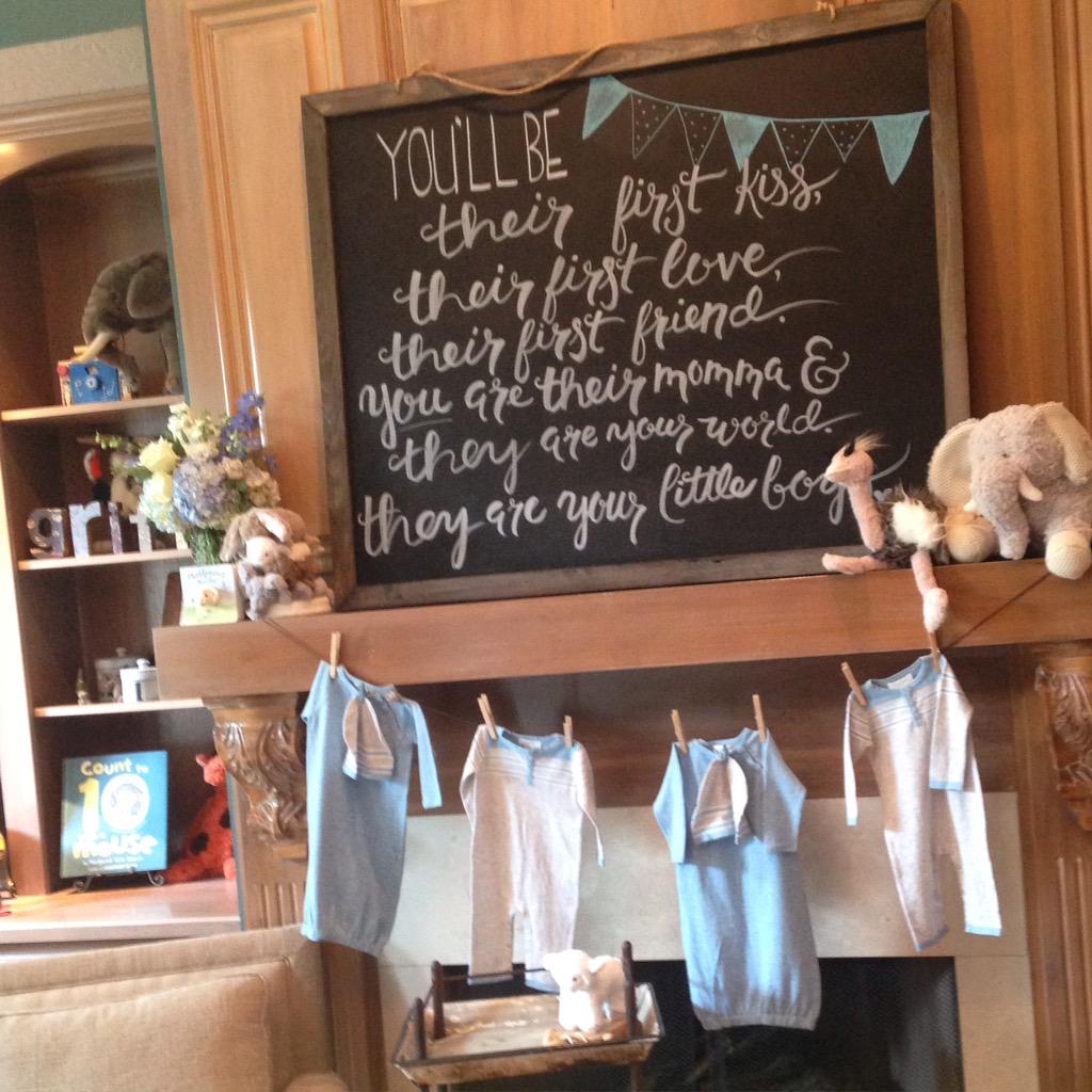 DesignGroupIndy's tweet photo. Congrats Taryn! We're glad that your baby shower was a memorable day. The countdown is on to meet Oliver &amp; Griffin 💙💙 http://t.co/xmRndhGnLZ