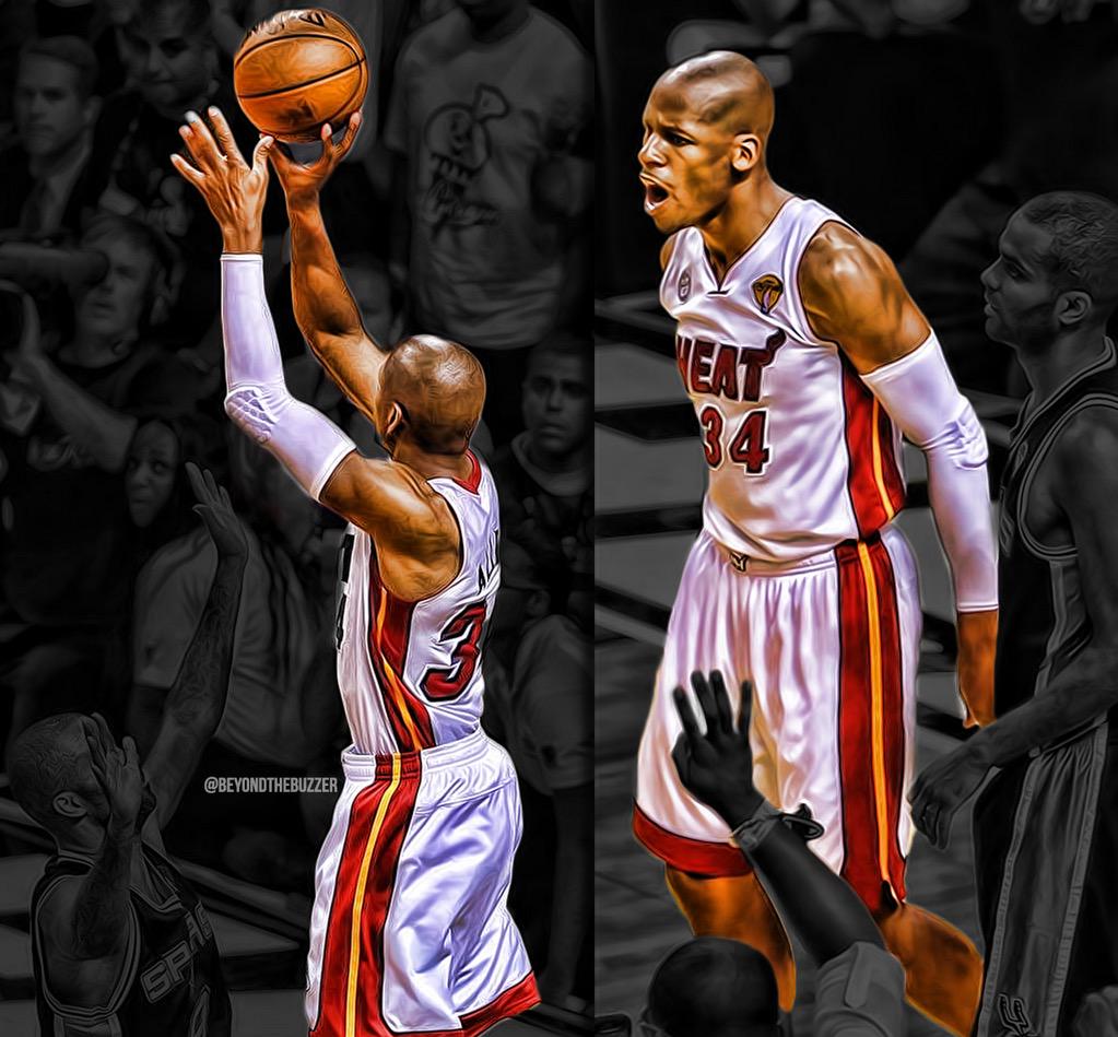 To wish Ray Allen a happy birthday! Hopefully his career is not over yet!  