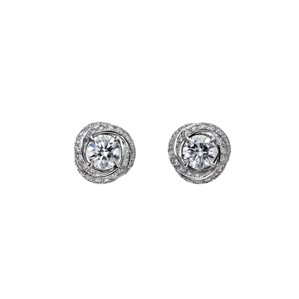 cartier diamond earrings uk
