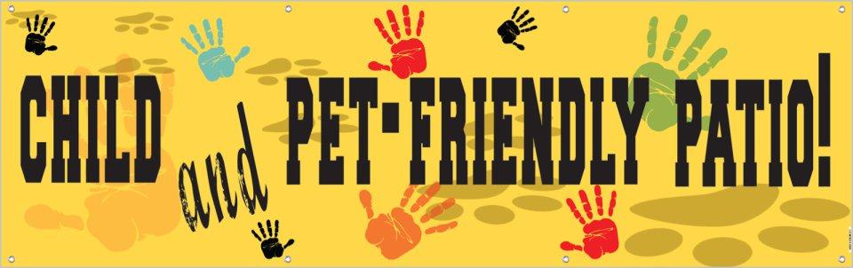 Join us for dinner (&amp; stay for awhile)! # kidfriendly #PetFriendly