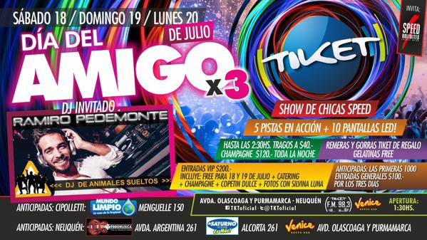 ramiropedemonte's tweet photo. Estas preparado para bailar con tus amigos esta noche en @TKToficial ? Explota Neuquén!!! #DjGuest #OnlyHouseOnlyFun http://t.co/K3prNurLJe
