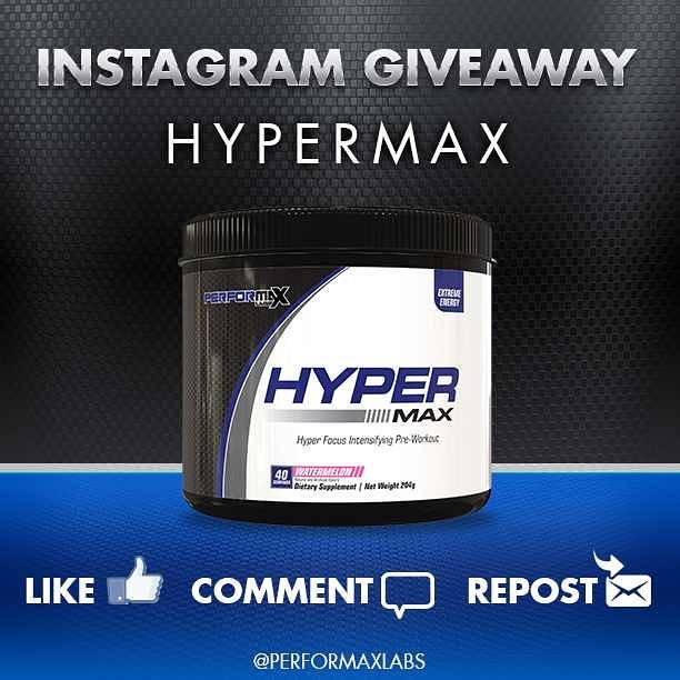 performaxlabs's tweet image. Were doing a Instagram giveaway! Check out @PerformaxLabs and follow us to win a FREE HyperMax! #preworkout #hypermax