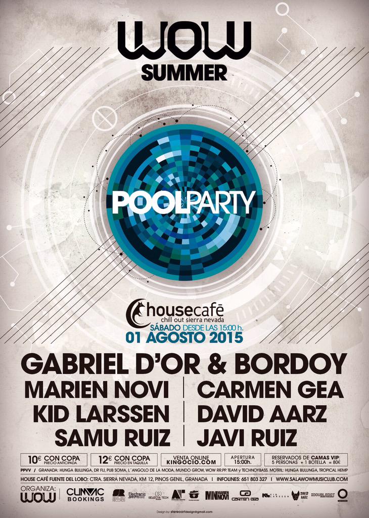 wowmusicprod's tweet photo. Ya están las entradas ANTICIPADAS en http://t.co/go1nTj02OG SÁBADO 1 AGOSTO @CarmenGeaDj @MarienNovi   @KidLarssen http://t.co/purzWVy8Q9