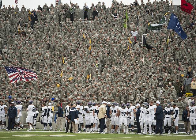 #USMA ranked 8 in Top 10 Best Stadiums in College Football. Not too shabby... #MichieMadness  bit.ly/1Lxc97C