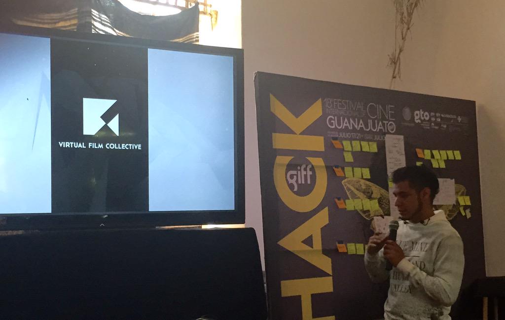 giffmx's tweet photo. Quinto Equipo #GIFFHack "Virtual Film Collective" presentan una plataforma interactiva para crear y compartir cine. http://t.co/qhq3n3AkuL