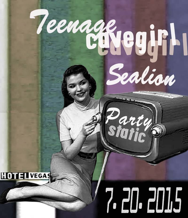 NoPlayMusic's tweet photo. Come see @SeaLionBand #PartyStatic #TeenageCavegirl at Hotel Vegas tonight! https://t.co/WcrKEmsBDc http://t.co/wvGGY3mDc7