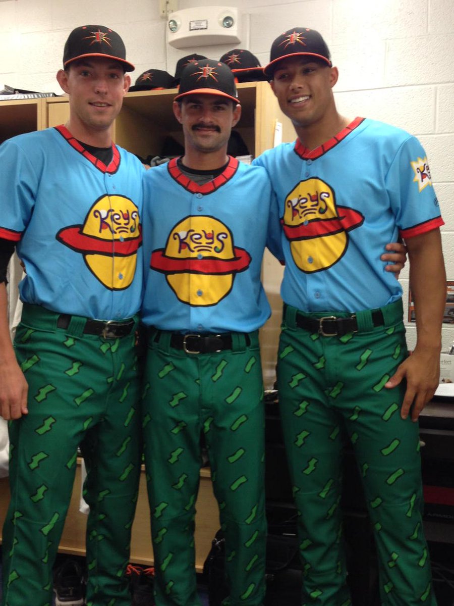21stra's tweet photo. Here's what we are wearing on July 31st. Rugrats uniforms. #milb http://t.co/A918QQn2u8