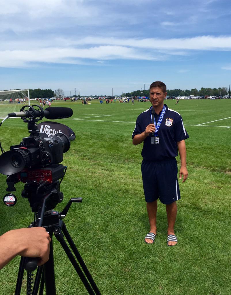 lindsay_raduka's tweet photo. @ClevelandUnited Coach Marko on camera #futureanchorman http://t.co/bsvWw6eKxs