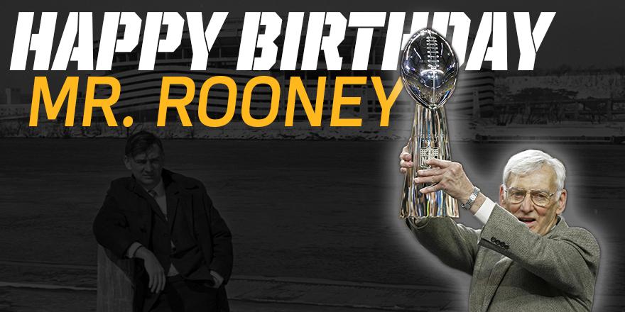 To the man who helped build the organization into what it is, we wish Dan Rooney a happy, birthday. 
