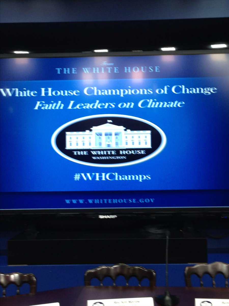 Here to be with Joan Brown, OSF, Albuquerque, NM, as she is honored as a Climate Change Leader of Change.