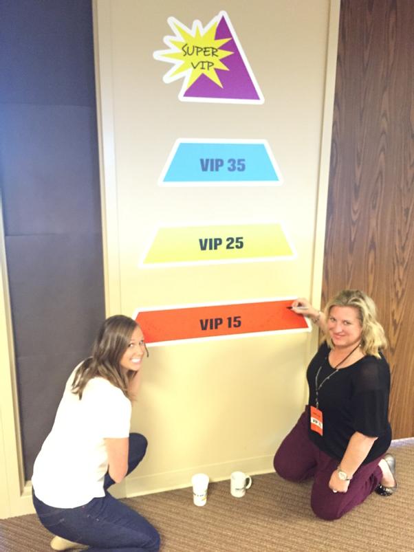 tlewiscanes's tweet photo. Kelsi and Gwen hit the VIP 15 club!!! Congrats!!#myjobsmorefun#VIPClub http://t.co/IuSdlm1O14