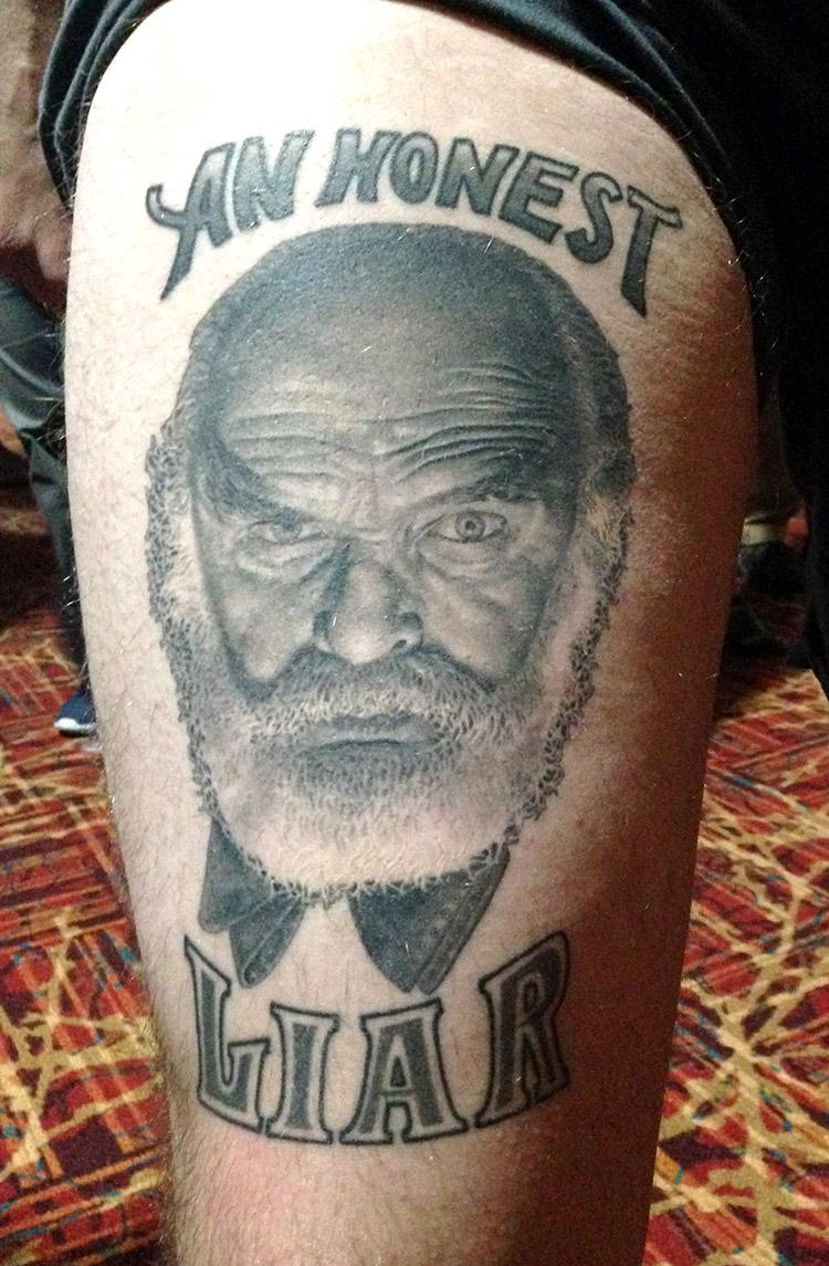 Awesome tribute to the man &amp; permanent walking billboard for the film! <a href="/AmazingMeeting/">The Amazing Meeting</a> #TAM13