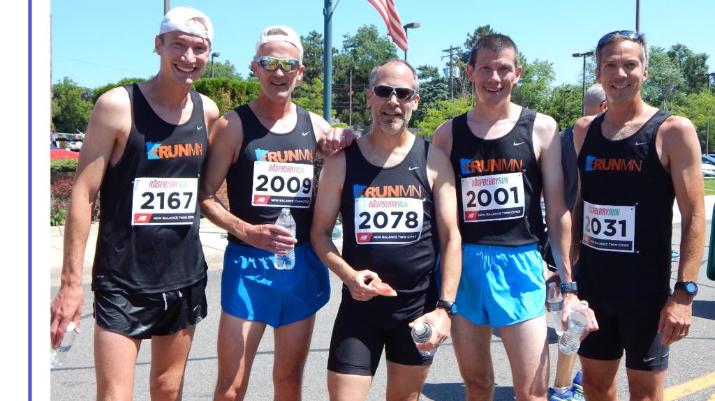 greggor722's tweet image. @_RunMN_ @RaspberryRun @LanceRunsALot Represented well at the one Mile. Good job guys!