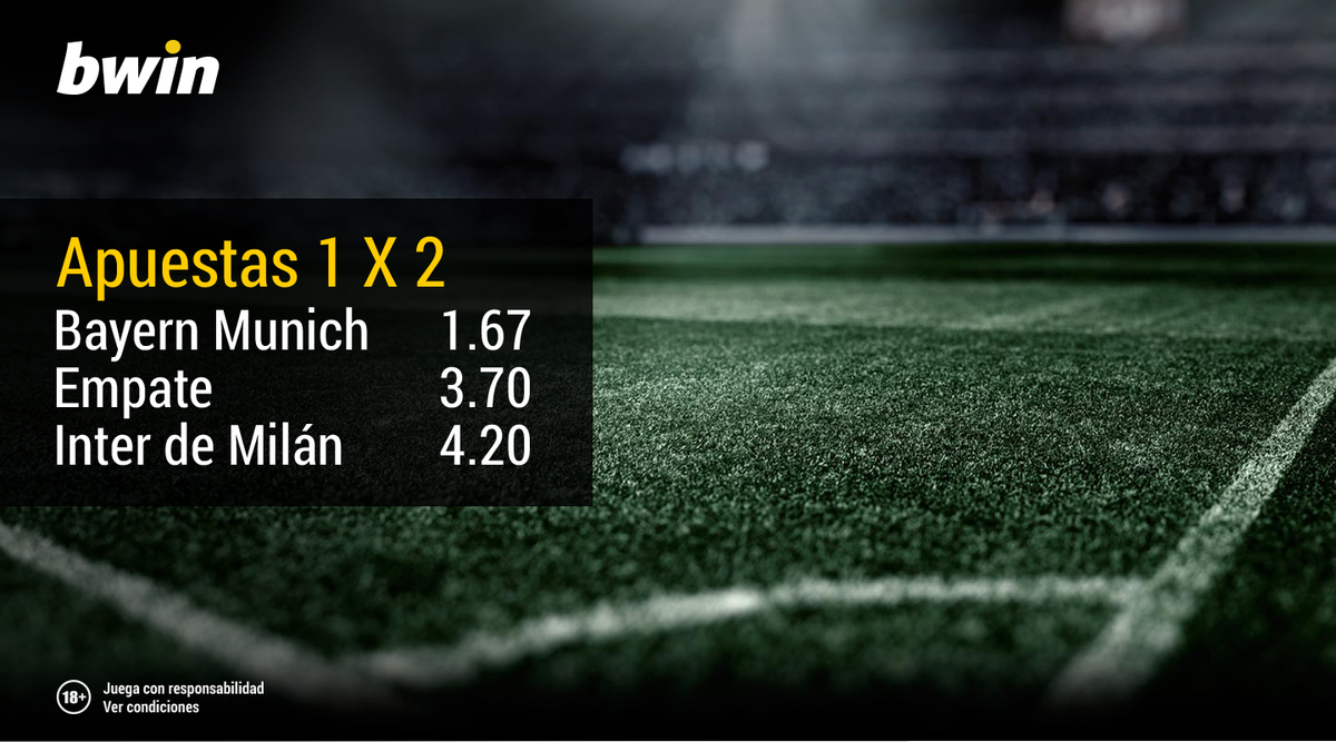 bwin_es's tweet photo. ¿Quién es tu favorito? 
#BayernMunich RT
#InterMilan FAV
Añade emoción con tu apuesta http://t.co/2nzporLQTA http://t.co/hSypBDZA6D
