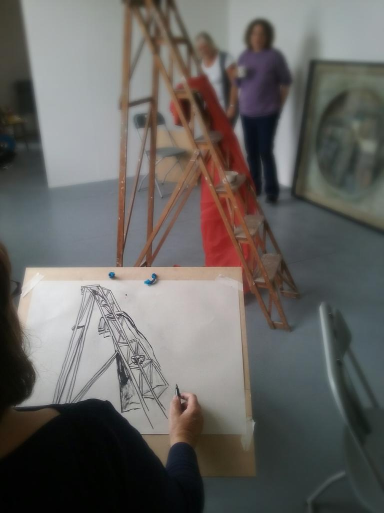 GrundyBlackpool's tweet photo. Another really productive #DrawingWorks session @abingdonstudios http://t.co/eaLcrSv0Se