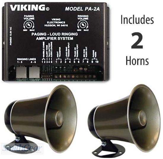 SmithGear's tweet photo. NEW Viking PA-2A Loud Ringer Paging w/2 Paging Horns BUNDLE: http://t.co/0qbbMEeZbK http://t.co/AUQYhgydSY