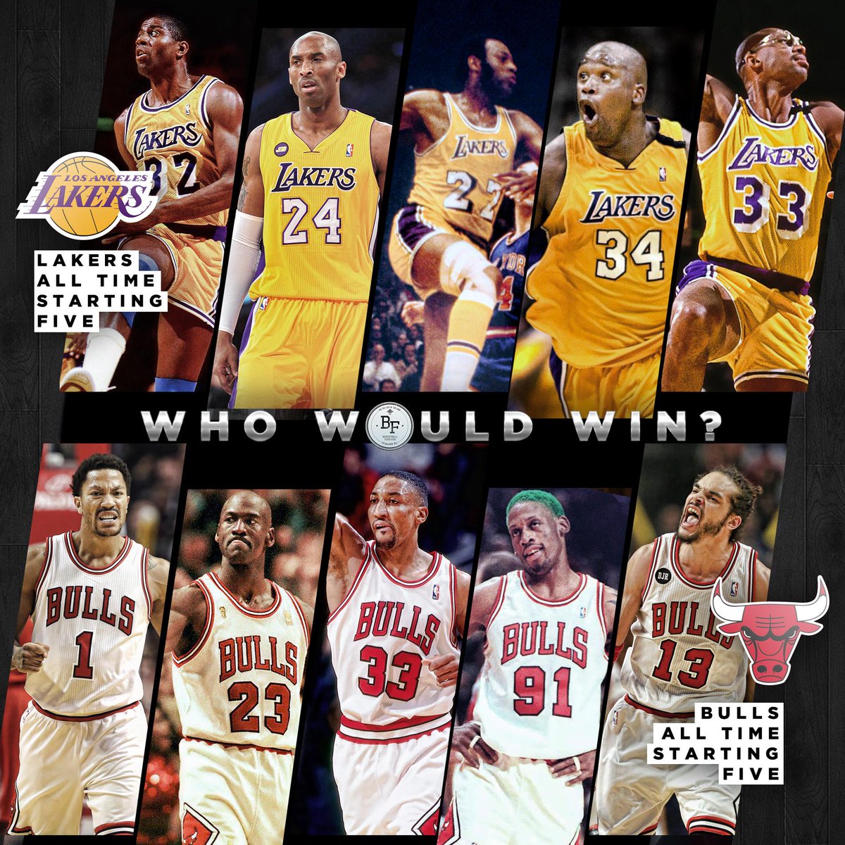 Chicago Bulls & The NBA All Time Starting 5 