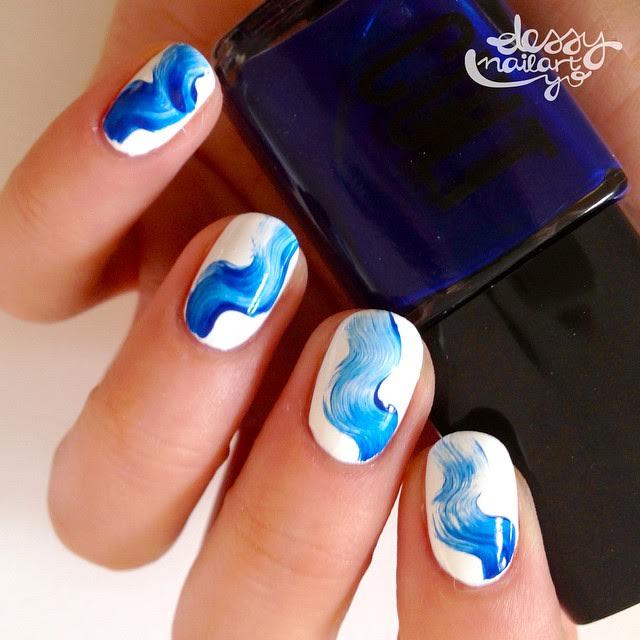 El Porto &amp; Point Dume created this artsy look by @dessynailartyo! #Nailart
