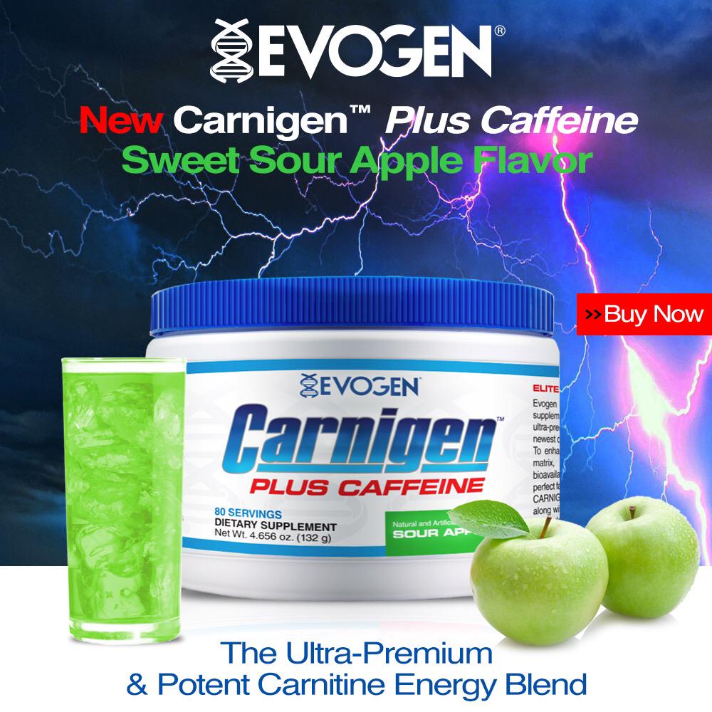 EvogenNutrition's tweet photo. New Carnigen™ Plus Caffeine. The Ultra-Premium &amp; Potent Carnitine Energy Blend. Buy now http://t.co/GwY4rhm7MX http://t.co/8zffk4mRlt