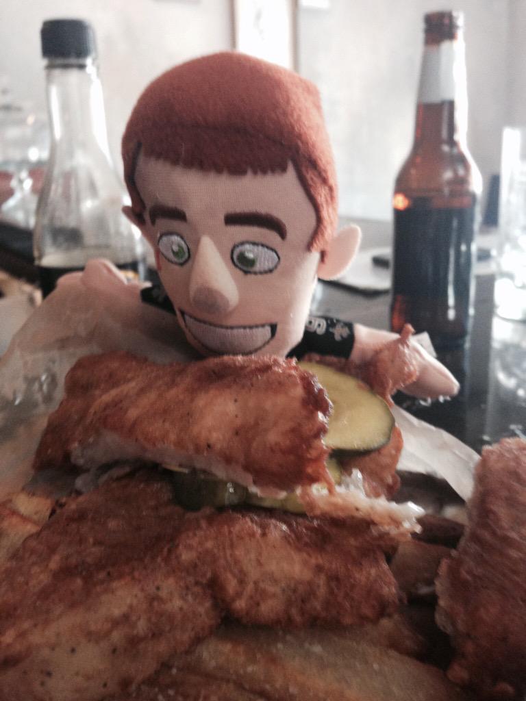 BreesDoll's tweet image. Fish&amp;amp;Chips @bootys soooo good! #drewbreesdoll