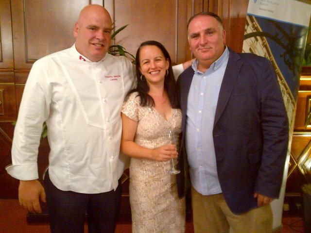 TimWasylko's tweet image. Look who joined us for dinner to raise money for children in Haiti :)