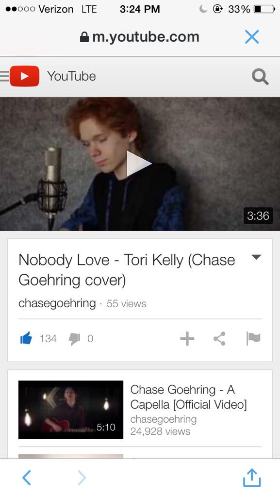 inactive42060's tweet photo. PLEASE FOLLOW ME CHASE
I LIKED YOUR VIDEO
@chasegoehring #ChaseCover x17 http://t.co/9SHaxFRHBL