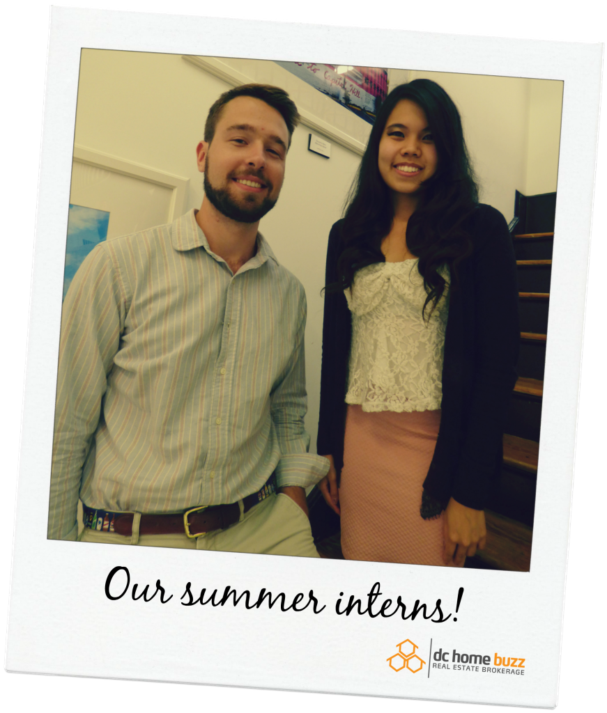 DCHomeBuzz's tweet photo. Meet our awesome #interns! We are so happy to have Penloy & Cameron on the #DCHomeBuzz team! http://t.co/mfyoLYuvzu http://t.co/ih6FE1g47j